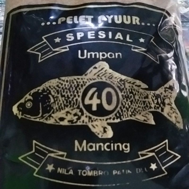 umpan mancing nila tombro patin pelet pyur spesial 40