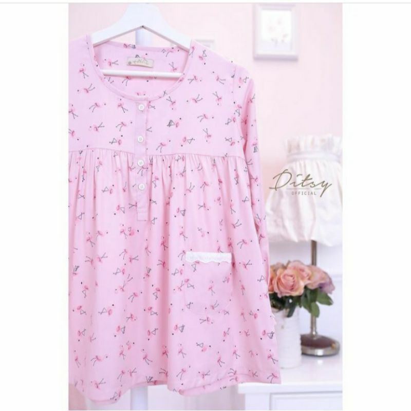 ditsy februari flamingo M