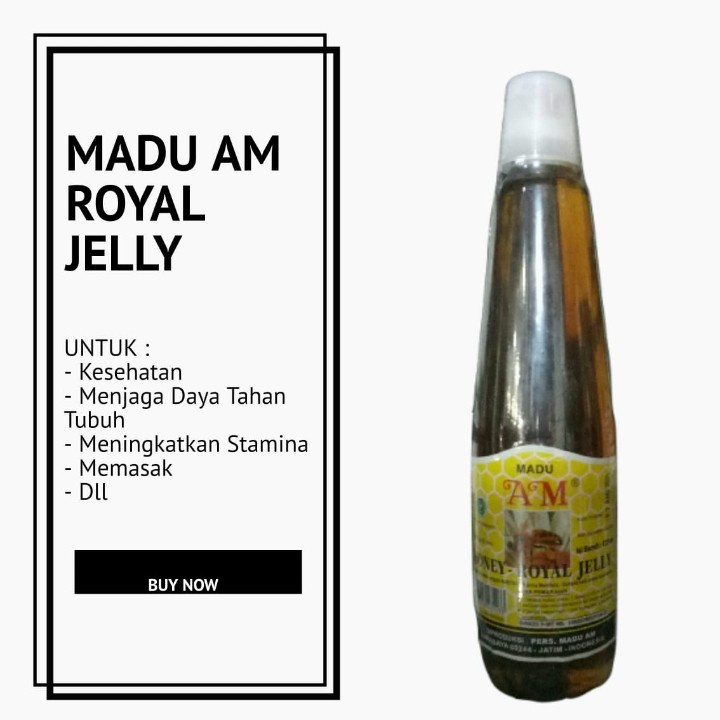 

MADU AM ASLI MADU KESEHATAN MADU AM ROYAL JELLY 625ML MADU UNTUK MASAK