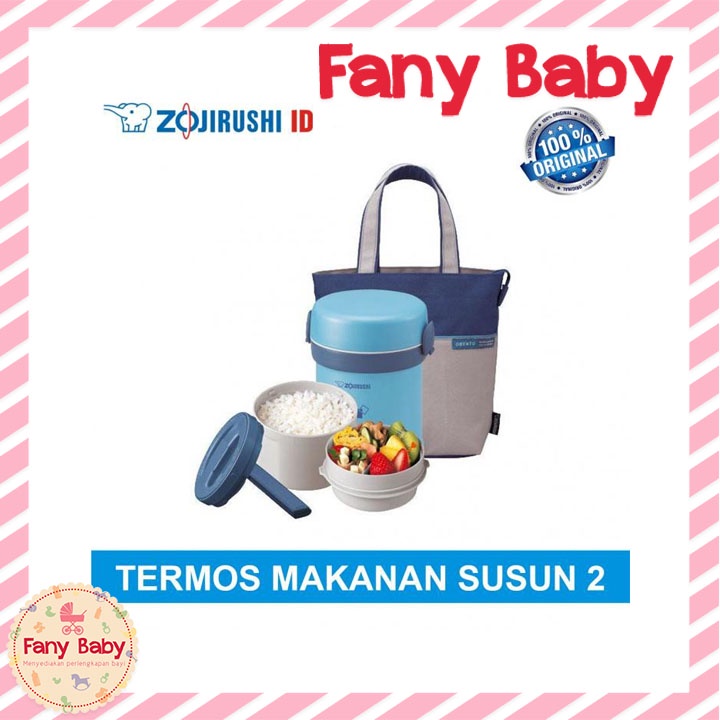 Zojirushi Lunch Jar Tempat Makan SL-MEE 07 AB - 700mL Biru