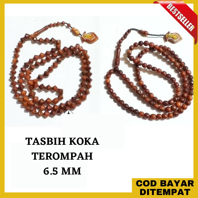 Tasbih Kokka Terompah Asli Tasbeh Koka Kauka Kaoka Kaokah Kaukah Kokah Kokkah Original