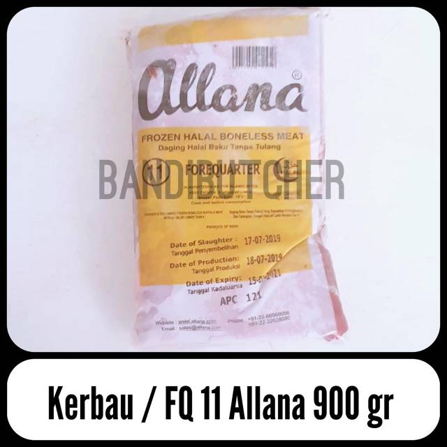 Daging Kerbau India FQ 11 Allana - Buffalo Meat Forequarter Kerbau