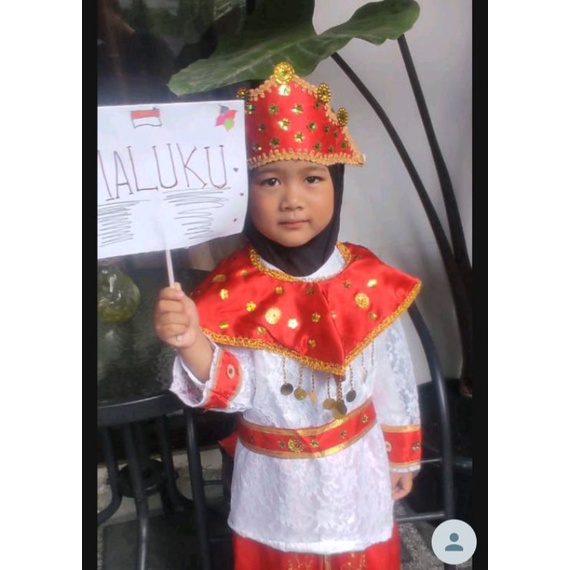 BAJU ADAT ANAK MALUKU HARGA SATUAN