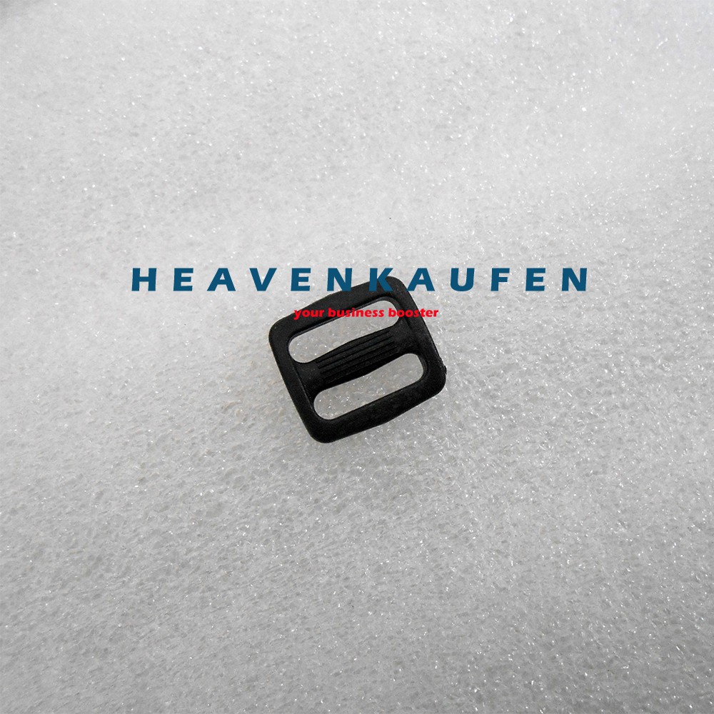 Ring Jalan / Adjuster 1,5 cm Plastik Warna Hitam Murah Ecer Grosir