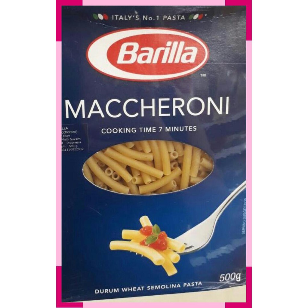 

Barilla maccheroni original expired panjang