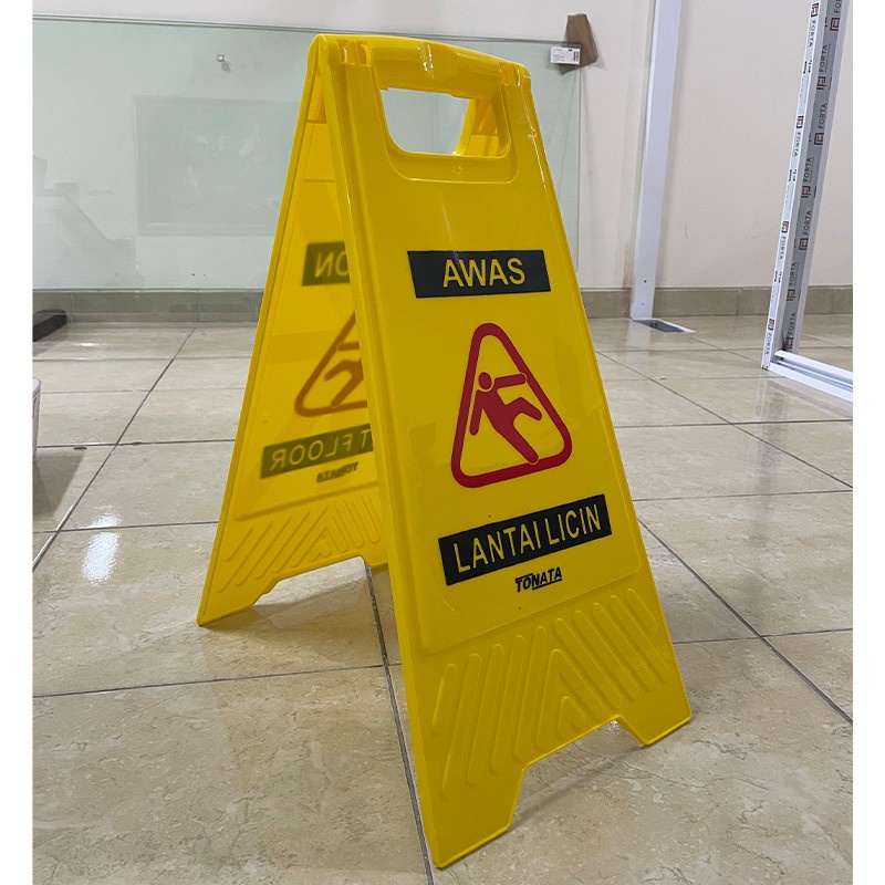 Warning Wet Floor Sign / Papan Awas Licin Tonata