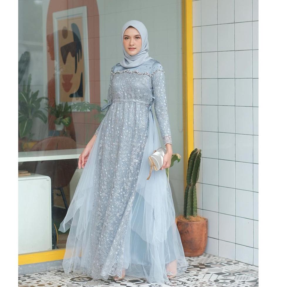 UMI.26Au22ᵞ ▫ Vania Dress | Luna Dress couple Batik | Baju bresmaid Gamis modern Dress brokat baju l