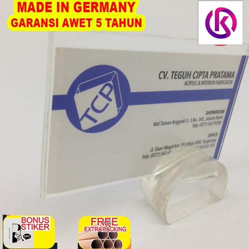 

Murah Acrylic Display Kartu Nama KN07 (KN 07-95)