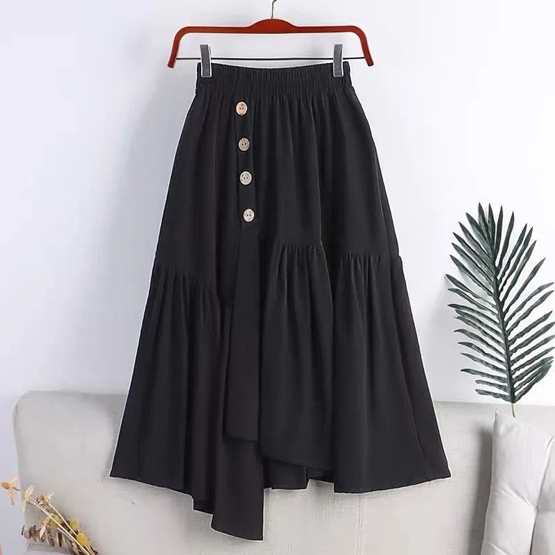 ROK WANITA TERBARU QUENA SKIRT HS TOYOBO PJ ROK 96 CM LINGKAR PINGGANG 64 - 102 CM FULL KARET ROK KOREAN STYLE ROK JUMBO WANITA PANJANG ROK SKIRT POLOS PREMIUM BEST SELLER TERBARU 2023