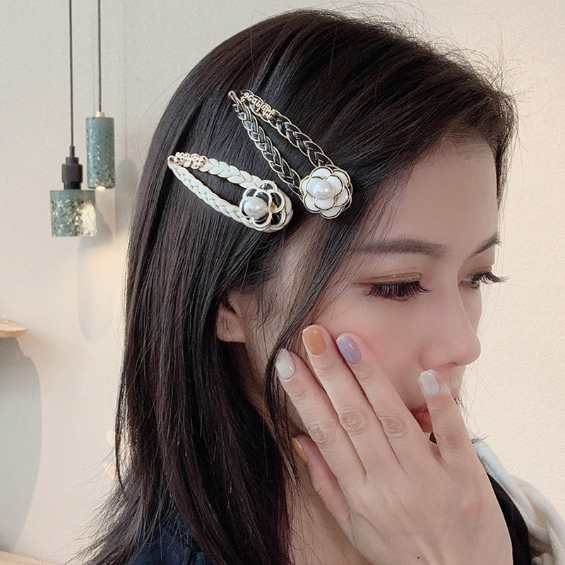 Ins Jepit Rambut Sederhana Retro Poni Samping Clip Hiasan Kepala Gadis Bb Korea Hairpin