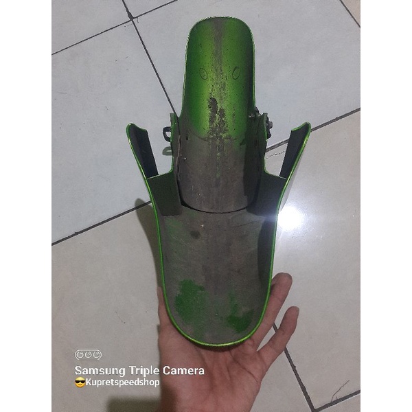 spakbor ninja r hijau metalic cat original kondisi second mulus