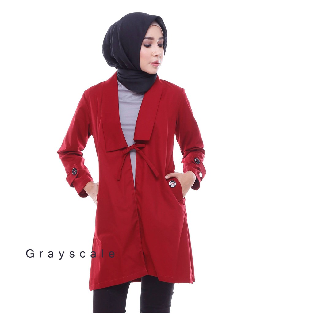 Jaket Wanita Muslimah Model Bania Coat