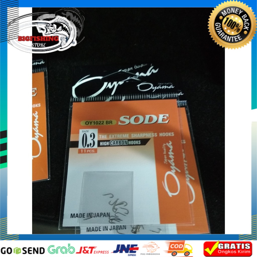 Hook Kail Mata Pancing Ikan Wader Oyama Sode Ukuran 0.3