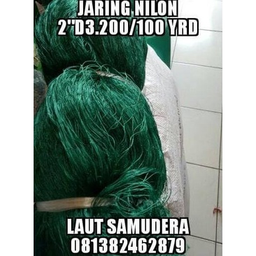 Diskon jaring nilon 2 d3 200 md x100 y (merk ikan ) Diskon