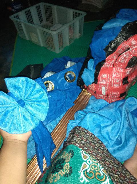 Promo Gorden Gordyn Smocring 10 Lobang Di Jual Perlembar