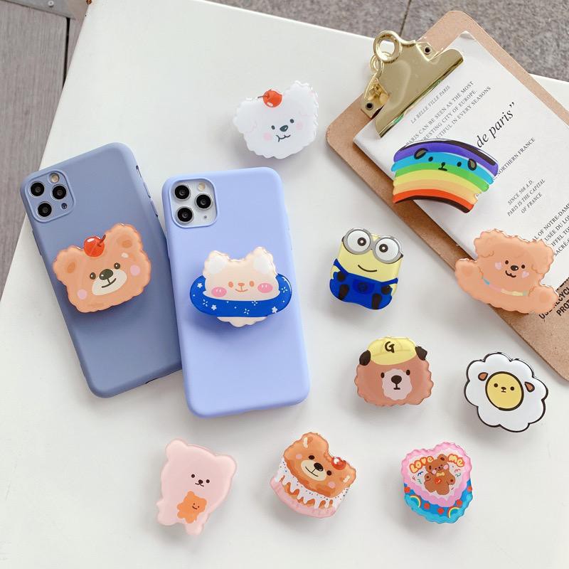 

POP GRIP CHARA Acrylic Phone Grip Akrilik Motif Karakter Lucu Griptok