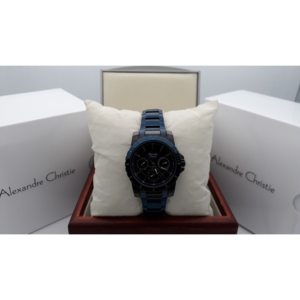 Alexandre Christie AC 6141 Black Blue for Ladies Original
