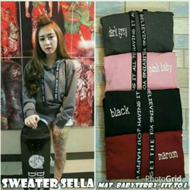 JAYA.Co Sweater Hoodie SELLA