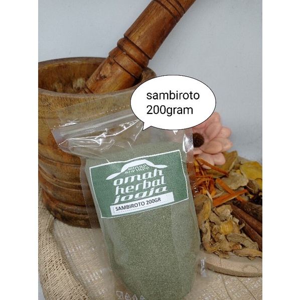 

Daun sambiroto daun sambiloto bubuk andrographis paniculeta herbal penambah nafsu makan 1 pack 200gram