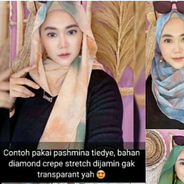 Pashmina tie dye by Imah Scarf