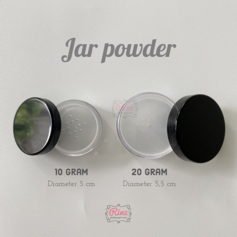 Jar kosong Bedak Tabur Jar Powder