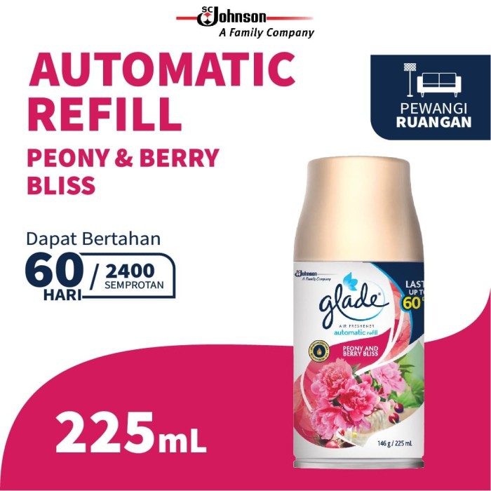 Glade Matic Spray Refill 225ml / 146gr - AEROSOL (KHUSUS PULAU JAWA)