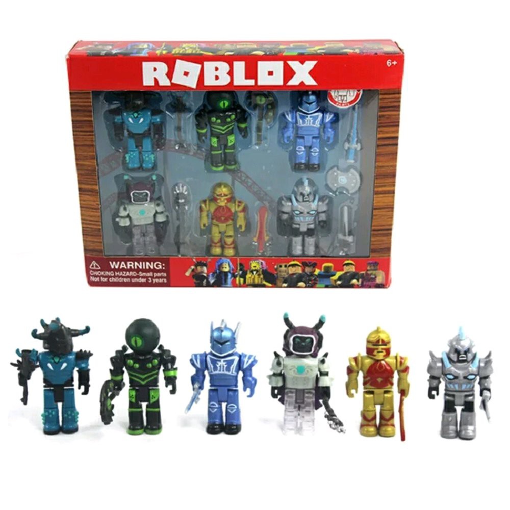 Kado Mainan Anak Roblox 1 Set Isi 6 Pcs Atau Mainan Anak Minecraft - knight skin roblox