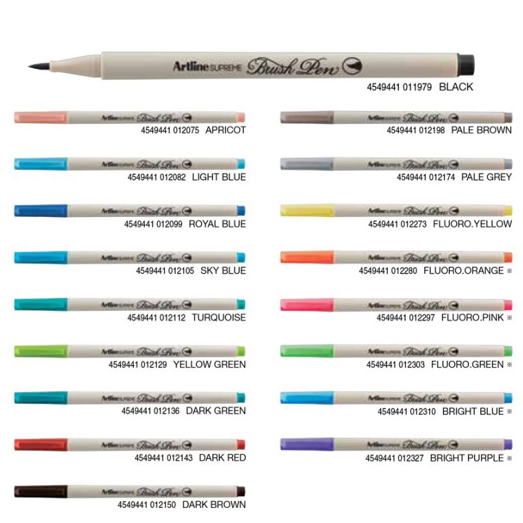 

ARTLINE Spidol Supreme Brush Pen EPFS-F PART 2