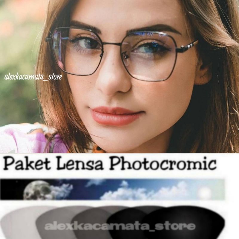 KACAMATA98130 LENSA PHOTOCROMIC/ kacamata antiradiasi model baru