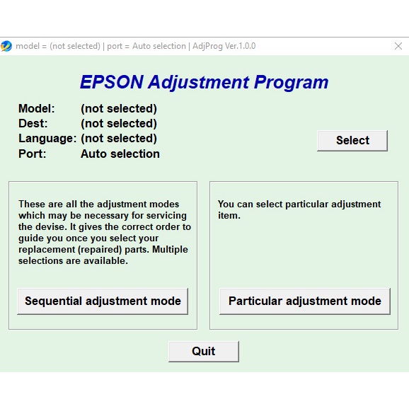 Software Resetter Epson L1210 L3210 L3250 L3251 L3260 L5290 Full Version Lifetime