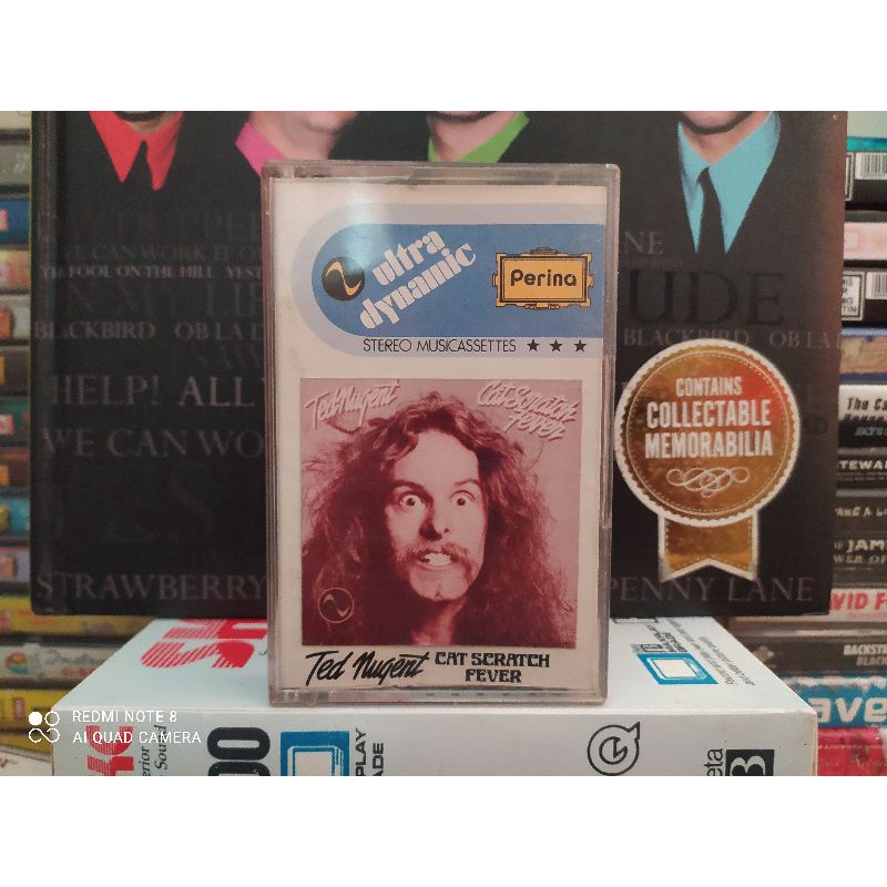 Kaset Pita : Ted Nugent - CAT SCRATCH FEVER.