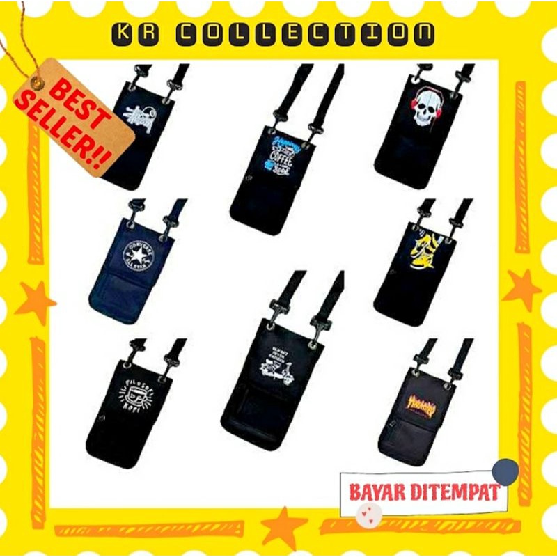 KR Collection - DOMPET HP KARTU PRIA WANITA CASUAL DOMPET KALUNG MOTIF