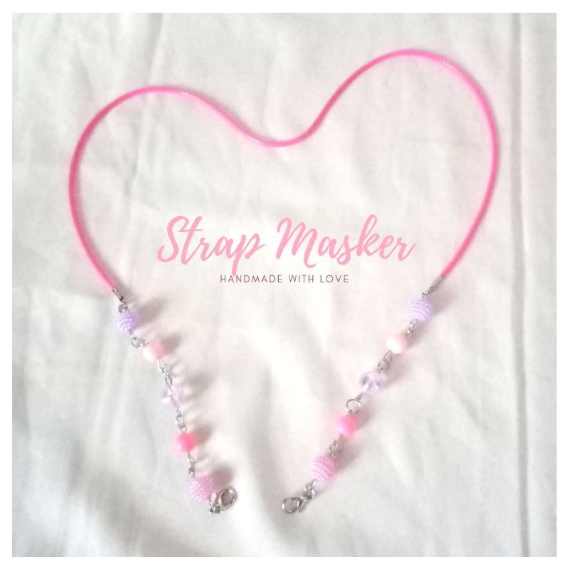 Strap Mask | strap masker | strap masker hijab | strap masker korea | strap masker mutiara