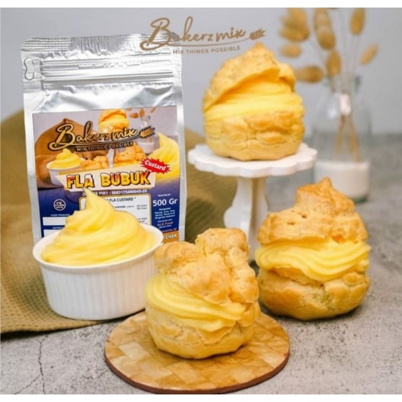 

Bakerzmix Fla Bubuk Custard 500 gram