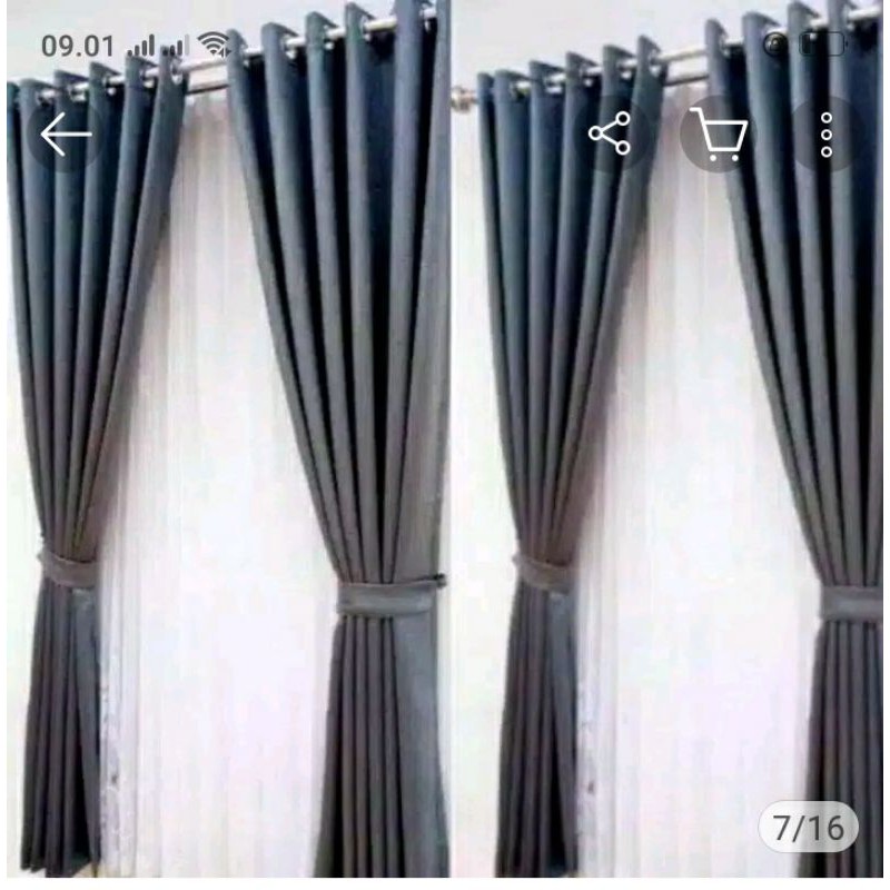 Gorden blackout polos abu ungu pink kuning coklat moca