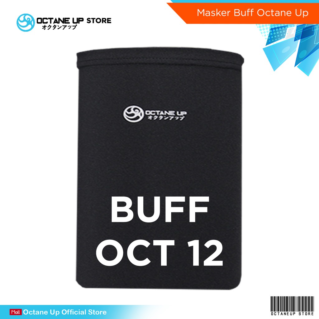 BUFF BANDANA SLAYER SYAL MASKER MOTOR ORIGINAL MULTIFUNGSI OCTANE UP-BUFF OCT 12