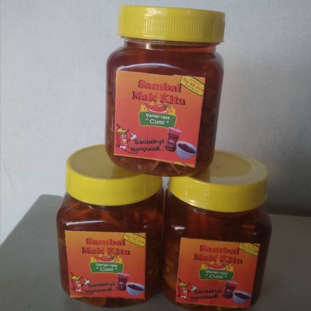 

Sambel Cumi pedas gurih cocok buat lauk makan