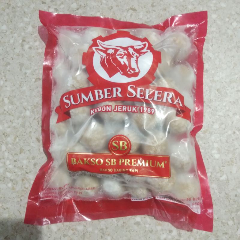 

Bakso Sumber Selera Premium 650 gram isi 50 pc