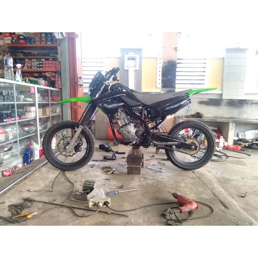 Rangka Custom Klx Pnp Mesin Yamaha Vixion Dan Jupiter Mx 135 150 Xabre Bodyset BF Gordon Terbaik Shopee Indonesia