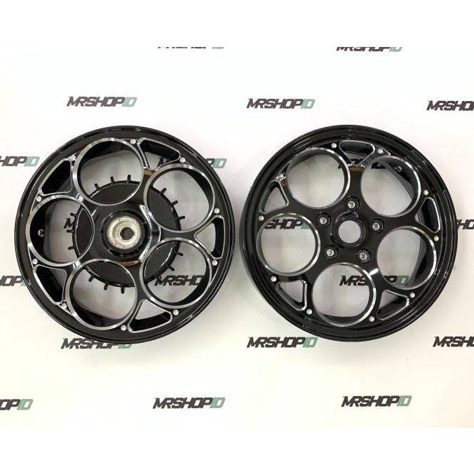 Velg Unbrand Cnc / Velg Luigy Black Vespa Sprint Primavera S Lx