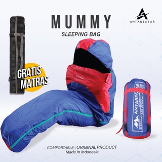 Antarestar Sleeping Bag Mummy Outdoor Hiking Hangat Tebal Kualitas Terbaik Sleeping Bag Watermount Extreme Kan