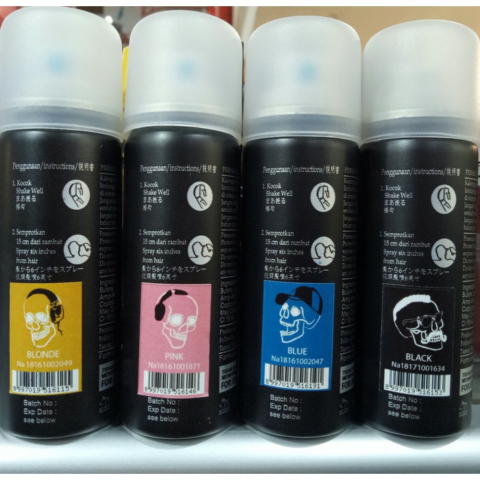 PALING LARIS - HAIR SPRAY PEWARNA RAMBUT SEMENTARA