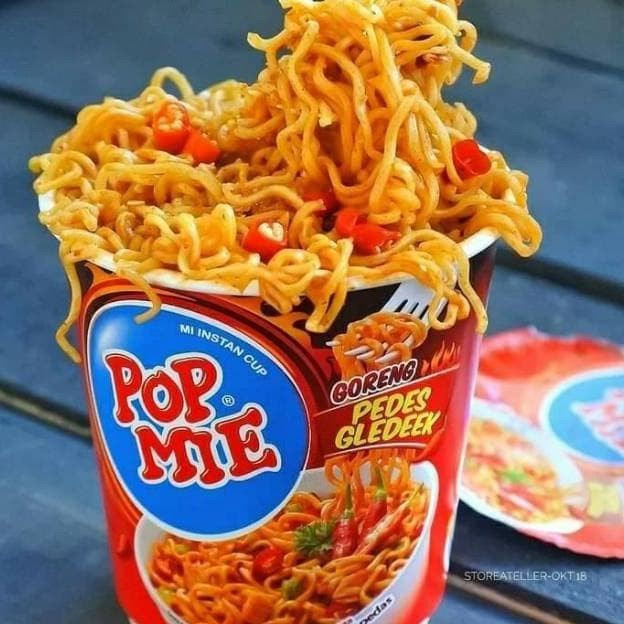 

Pop Mie Instant Rasa Pedas Gledek 75 g x 4 pcs banded 4 pcs