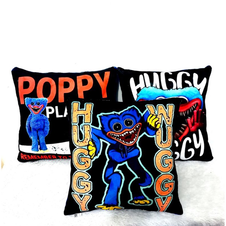 Bantal Sofa Huggy Wuggy Game Poppy Playtime 40cm halus dan lembut SNI