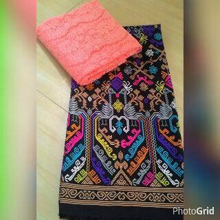BEST SELLER Kain kebaya Bali brukat brokat dan satin songket merak TERLARIS