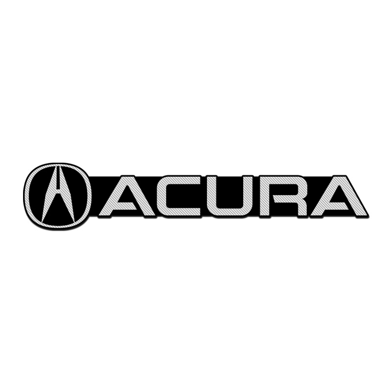 4pcs Stiker 3D Bahan Aluminum Untuk Acura Car Stereo Mobil RDX CDX TLX-L MDX NSX MDX ILX TLX Integra ZDX Tx 2019