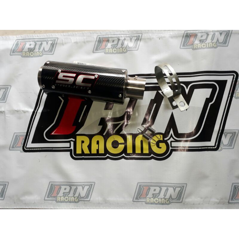 Kbalpot Racing SC Project Carbon Slencer only Vixion R15 GSX SONIC