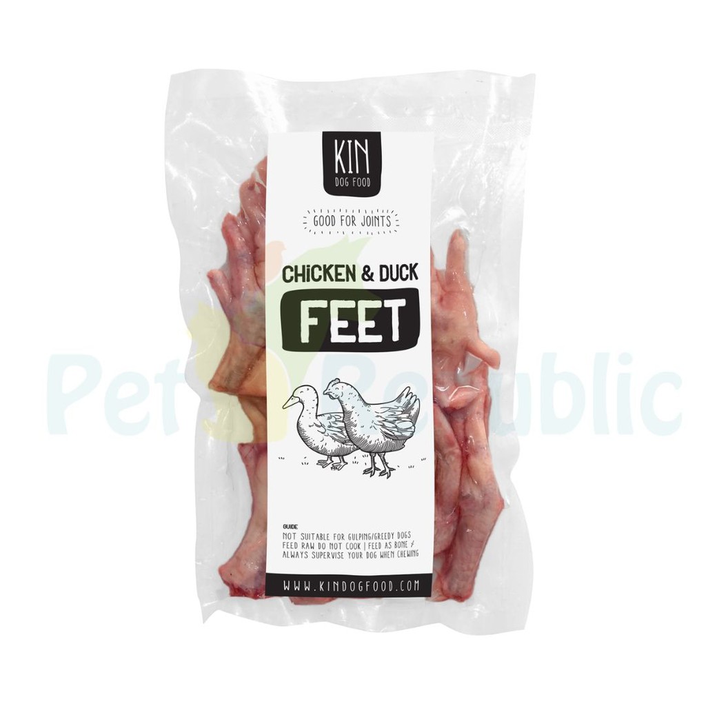 

Pet Republic Makanan Anjing KIN Dogfood Chicken Duck Feet 10pcs