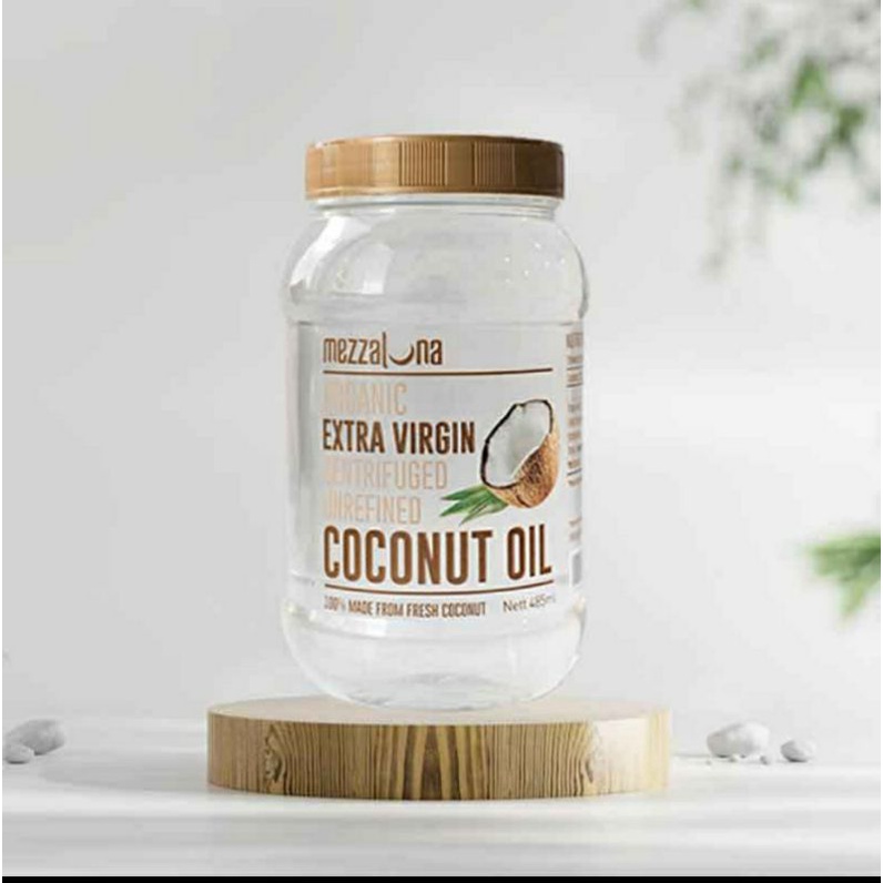 

VCO Minyak Kelapa Organik 485ml Mezzaluna EVCO Extra Virgin Coconut Oil