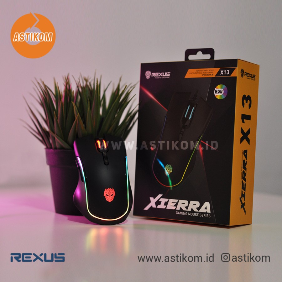 Mouse Gaming Rexus Xierra X13 | By Astikom